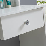 White Dressing Table with Mirror DR-11