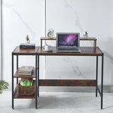 Computer Table Study Desk with Monitor Stand Shelf SD-S21