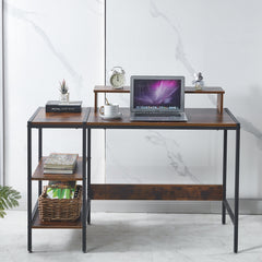Computer Table Study Desk with Monitor Stand Shelf SD-S21