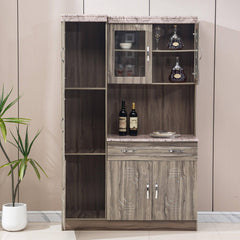 Kitchen Cabinet Storage Pantry Cupboard Sideboard KU-601