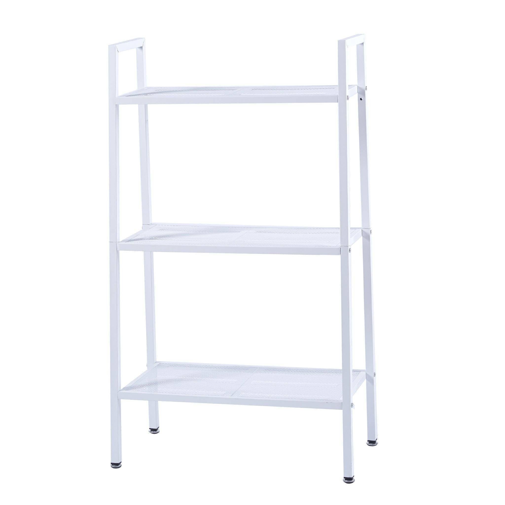 3-Tier Ladder Shelf in Black SF-107 for organized storage1