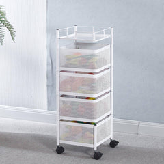 4 Tier Cubic Storage Cart organizer SF-1062