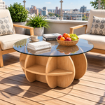 Space saving coffee table set for apartment living room