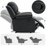 Dakota CR-2030 electric massage recliner chair with lumbar heat and manual recline