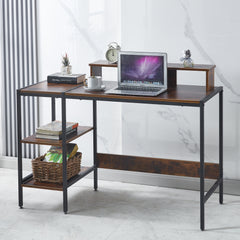 Computer Table Study Desk with Monitor Stand Shelf SD-S21