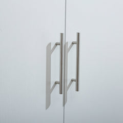 2 Door Wardrobe Storage Cabinet WD-112 WHITE