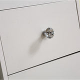 Dressing Table with Mirror Stool Set Vanity Desk DR-15 WHITE