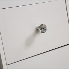 Dressing Table with Mirror Stool Set Vanity Desk DR-15 WHITE