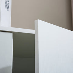 3 Door Wardrobe Clothes Closet WD-117 WHITE