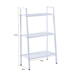 3-Tier Ladder Shelf in Black SF-107 for organized storage11