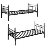 Sturdy Twin-Over-Twin Metal Bunk Bed Frame - Space-Saving Design BD-C03