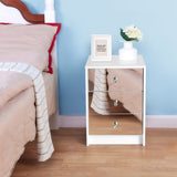 Nightstand Drawer Bedside Mirror Table Side Table SHI5CO3D BST-111