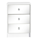 Nightstand Drawer Bedside Mirror Table Side Table SHI5CO3D BST-111
