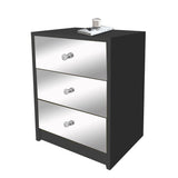 Nightstand Drawer Bedside Mirror Table Side Table SHI5CO3D BST-111