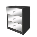 Nightstand Drawer Bedside Mirror Table Side Table SHI5CO3D BST-111