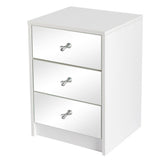 Nightstand Drawer Bedside Mirror Table Side Table SHI5CO3D BST-111
