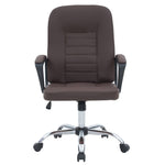 Ergonomic Executive Office Chair BX124 with comfortable brown seating and adjustable height for optimal support.
