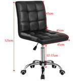 Leather Office Chair Adjustable Counter Chairs (Set of 2) CR-B16