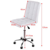 Leather Office Chair Adjustable Counter Chairs (Set of 2) CR-B16