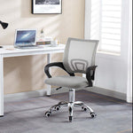 ergonomic mesh office chair in grey adding pop of colour with breathable mesh and sponge seat | Artisansa SA