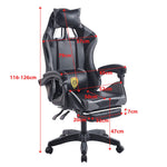 Ergonomic Gaming Chair CR-M2 Overall Dimensions Guide - ArtisanSA