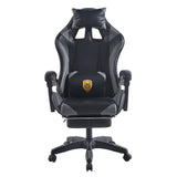 Ergonomic Gaming Chair with Footrest & 180° Recline