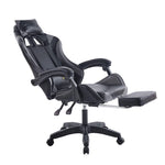 Ergonomic Gaming Chair CR-M2 All Black with 180 Degree Reclining Feature and Footrest - ArtisanSA