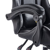 Ergonomic Gaming Chair with Footrest & 180° Recline