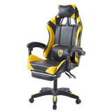 Ergonomic Gaming Chair with Footrest & 180° Recline