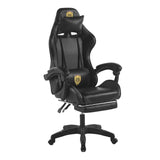 Ergonomic Gaming Chair with Footrest & 180° Recline