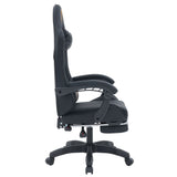 Ergonomic Gaming Chair with Footrest & 180° Recline