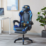 Ergonomic Gaming Chair with Footrest & 180° Recline