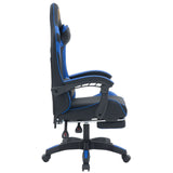 Ergonomic Gaming Chair with Footrest & 180° Recline