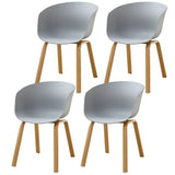 Dining Chairs Set of 4 CR-W03 Black