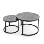 Nesting Coffee Table CT-002 All Black Modern Style - ArtisanSA