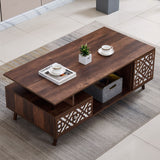Rustic Coffee Table Caramel CT-101