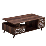 Rustic Coffee Table Caramel CT-101