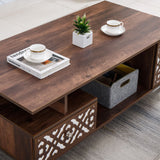 Rustic Coffee Table Caramel CT-101