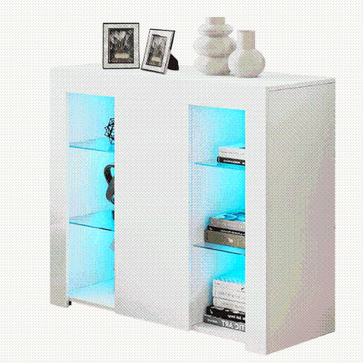 Modern Sideboard Cabinet with LED Lighting -SMT-UK0160