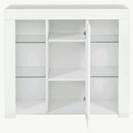 Modern Sideboard Cabinet with LED Lighting -SMT-UK0164