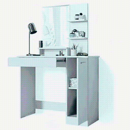 Dressing Table Cabinet with Makeup Mirror - SHI13SA2