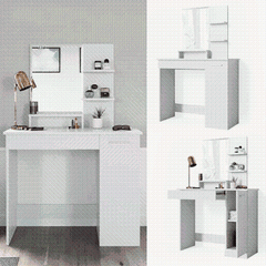 Dressing Table Cabinet with Makeup Mirror - SHI13SA1