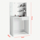 Dressing Table Vanity Desk with Makeup Mirror and Lights - SHI13AN1