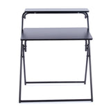 Foldable Teak Wood Computer Desk H06