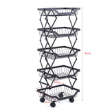 Collapsible Fruit Cart HL-1623 HL-1624 HL-1625