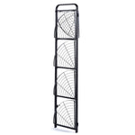 Black metal gate with decorative design on a white background | Artisansa SA