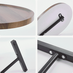 Brown Wooden Side Table OT2130 in room setting2