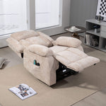 Electric Power Lift Recliner chair with massage, designed for comfort and mobility support in modern living room.