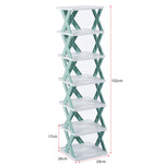 Tiered Shoe Rack Stand Organizer KJZ3192 7-Tier Height 97.5cm - ArtisanSA