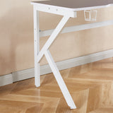 Gaming Desk Computer Desk Home Office Desk Work Table with Cup Holder and Hook PH-496